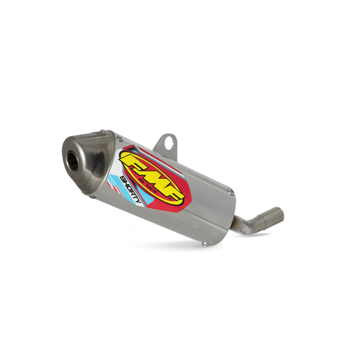 FMF Racing Powercore 2 Shorty Aluminum Muffler w/Stainless End Cap for KTM 85 SX 03-17/85 XC 08-09/105 SX/XC 07-12/Husqvarna TC85 14-17