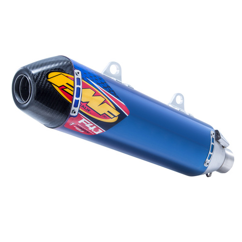 FMF Racing Factory 4.1 RCT Blue Anodized Titanium Slip-On Muffler w/Carbon End Cap for KTM 09-16/Husqvarna 14-16/Husaberg 13-14 Models