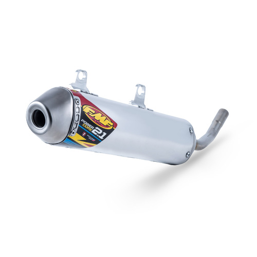 FMF Racing Powercore 2.1 Aluminum Muffler w/Stainless End Cap for KTM 150 XC-W TPI 20-23/Husqvarna TE 150i 20-23