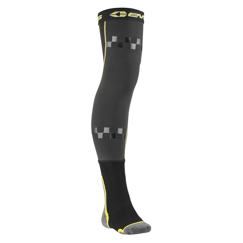 EVS TUG Fusion Black/Hi-Vis Yellow Youth Socks