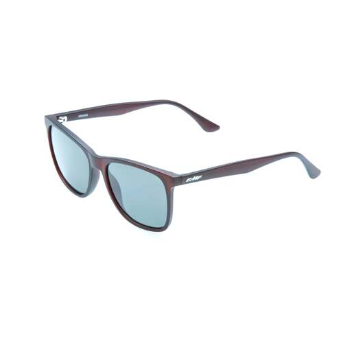 FMF Vision Origins Sunglasses Matte Crystal Rootbeer w/Grey Polarised Lens