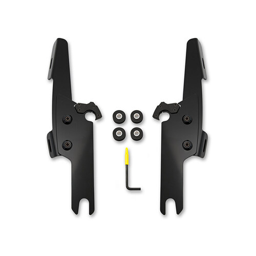 Memphis Shades MEM-MEB2017 Black Batwing Fairing Trigger-Lock Mounting Hardware for Freewheelr Trike 15-Up