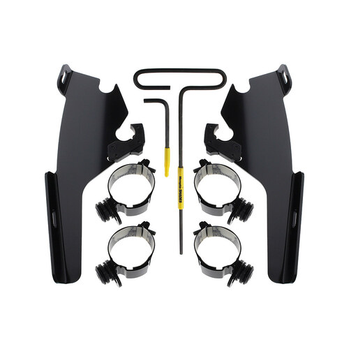 Memphis Shades MEM-MEB2044 Black Batwing Fairing Trigger-Lock Mounting Hardware for Sport Glide 18-Up