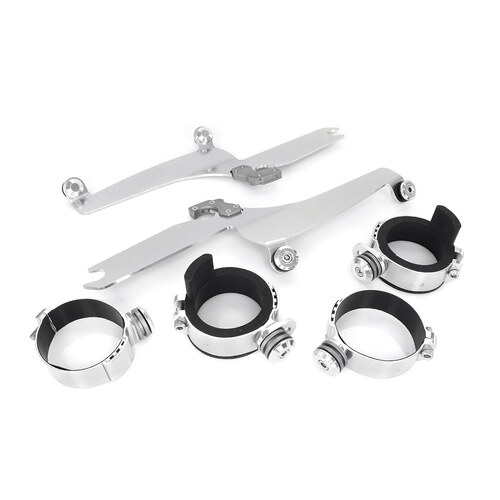 Memphis Shades MEM-MEM8932 Windshield Mount Kit for Yamaha V-Star XVS650 1100 Classic Models 98-Up