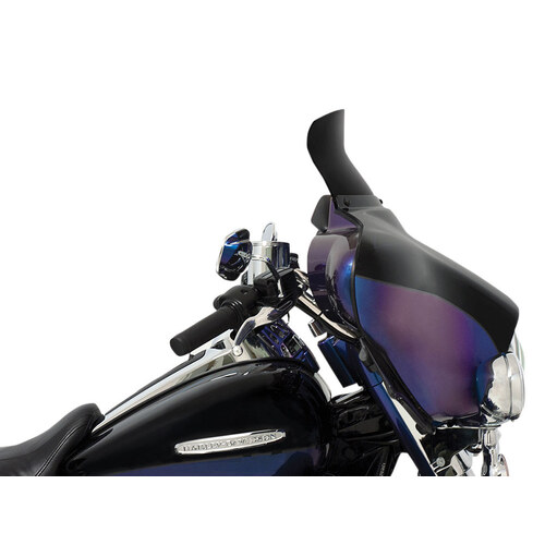 Memphis Shades MEM-MEP84110 Spoiler Windshield for Memphis Shades Batwing Fairing 6.5" High Dark Black