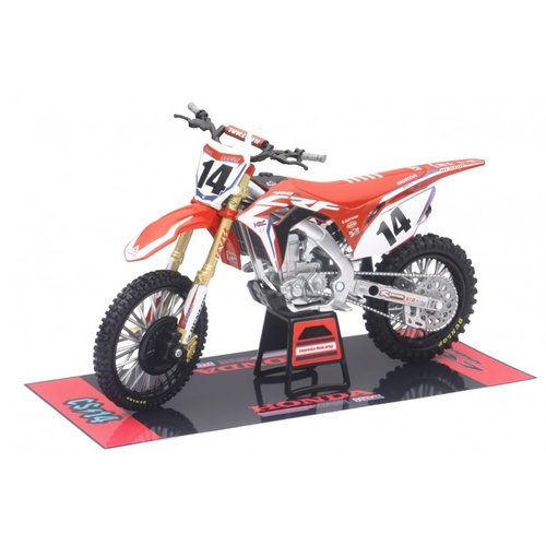 Maisto 1:12 Scale Cole Seely HRC Honda Racing 2017 Diecast Model