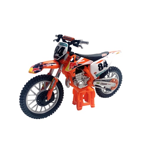 Maisto 1:18 Scale KTM 450 SX-F Factory Jeff Herling No:84 Diecast Model