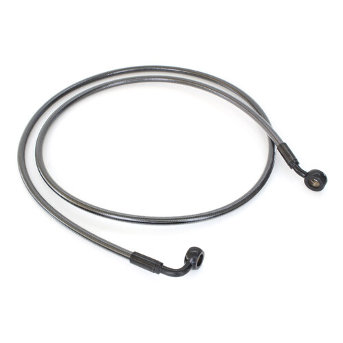 Magnum Shielding MS-46154SW Black Pearl 54" E-Z Align Front Brake Line w/7/16" x 35 Degree Banjo