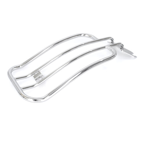 Motherwell Products MWL-137-18 Solo Seat Luggage Rack Chrome for Softail Deluxe/Heritage Softail Classic 18-Up