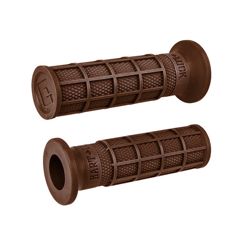 Odi ODI-V02FWBN Hart-Luck Full Waffle 1" Handgrips Brown