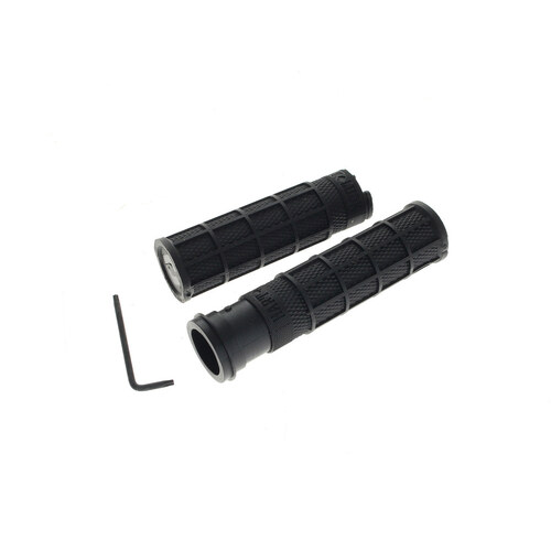 Odi ODI-V21ITW-BB Replacement Rubbers for Hart-Luck Full Waffle Lock-On Handgrips Black for Indian Touring 18-Up