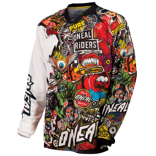 Oneal 2024 Mayhem Crank Black/Multi Jersey [Size:SM]