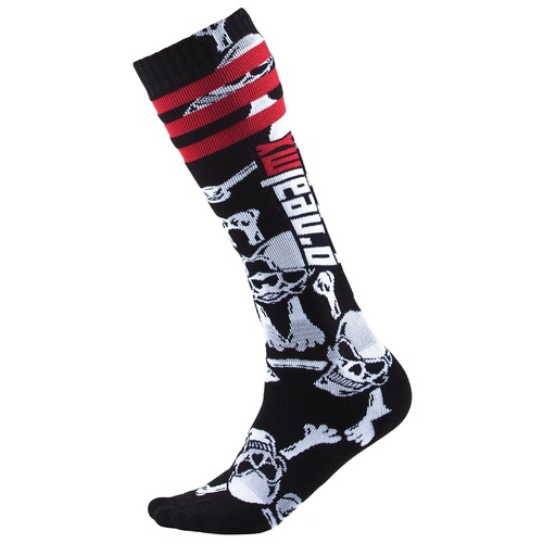 Oneal 2023 Pro MX Crossbones Black/White Socks