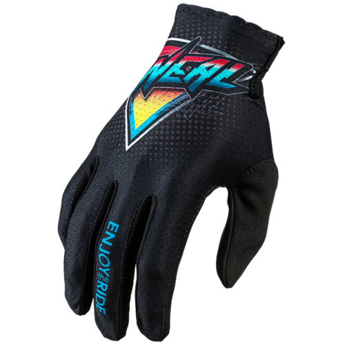 Oneal 2021 Matrix Speedmetal Black/Multi Youth Gloves [Size:XS]