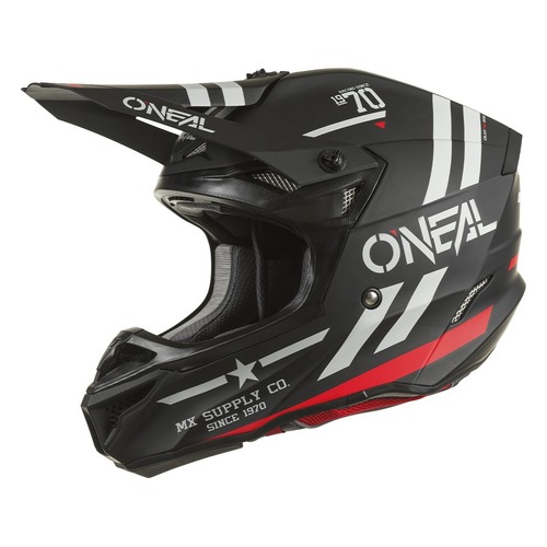 Oneal 2022 5 SRS Squadron V.22 Black/Grey Helmet [Size:MD]