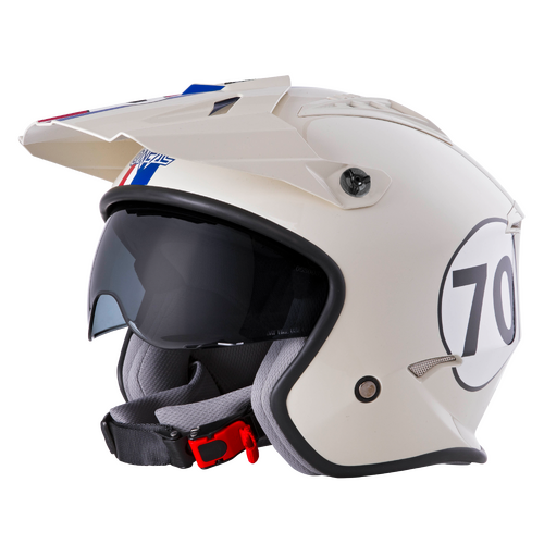 Oneal 2024 Volt Herbie V.24 White/Red/Blue Helmet [Size:XS]