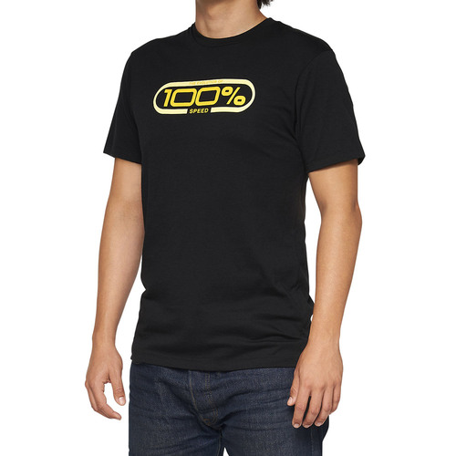 100% Elder Black T-Shirt [Size:SM]