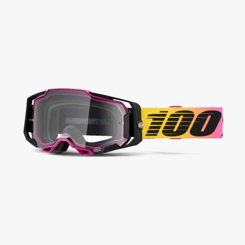 100% Armega Goggles 91 w/Clear Lens