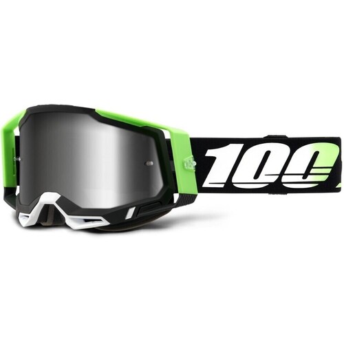 100% Racecraft2 Goggles Kalkuta w/Mirror Silver Lens