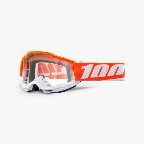 100% Accuri2 Goggles Matigofun w/Clear Lens