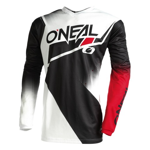 Oneal 2022 Element Racewear V.22 Black/White/Red Jersey [Size:LG]