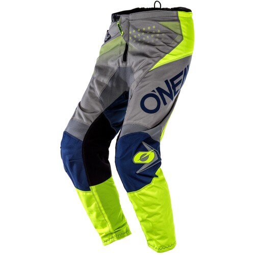 Oneal 2020 Element Factor Grey/Blue/Yellow Pants [Size:28]