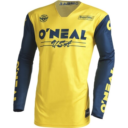 Oneal 2023 Mayhem Bullet V.22 Yellow/Blue Jersey [Size:SM]