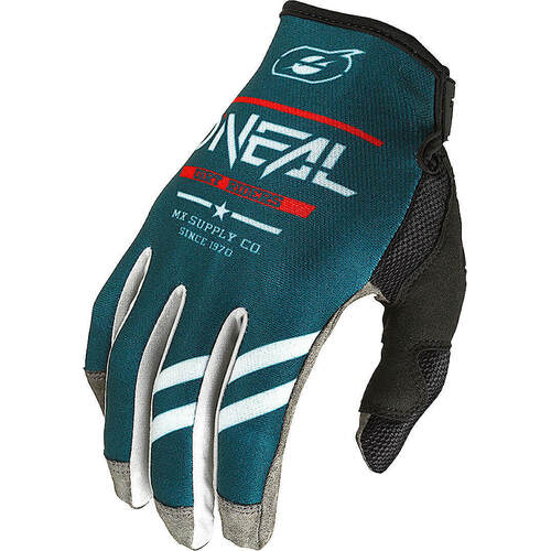 Oneal 2023 Mayhem Squadron V.22 Teal/Grey Gloves [Size:MD]