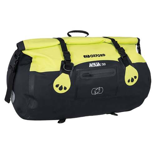 Oxford Aqua T-30 Roll Bag Black/Fluro Yellow