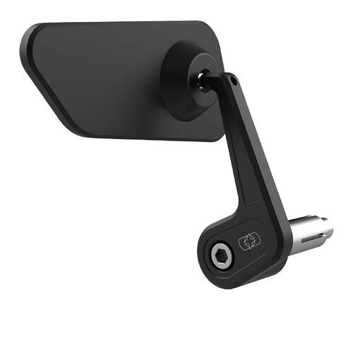 Oxford Horizon Right Bar End Mirror Black