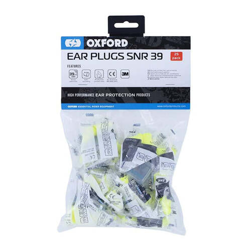 Oxford Ear Plugs SNR39 (25 Pairs)