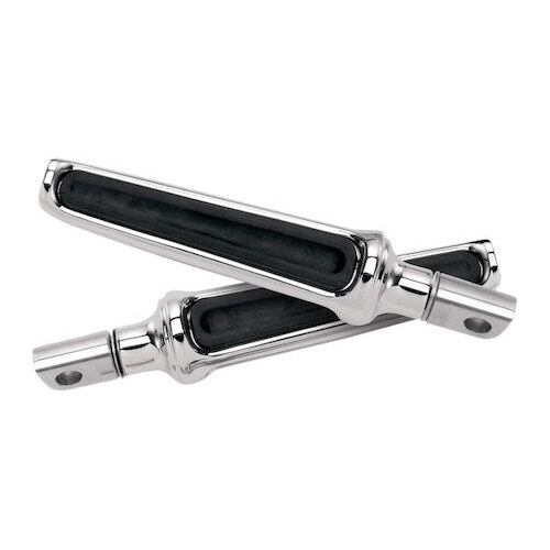 Performance Machine P00350065CH Contour Footpegs Chrome w/Universal Male Mount