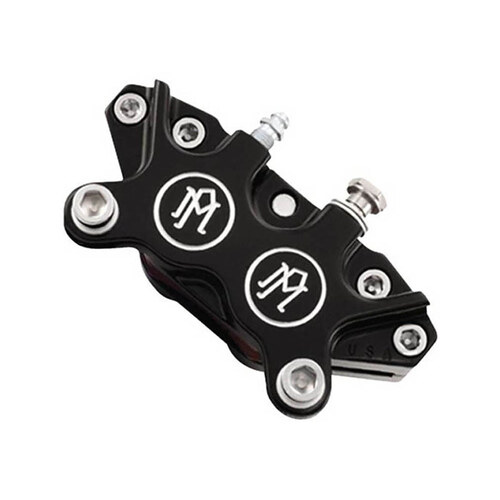 Performance Machine P00522400BM Universal 4 Piston Caliper Black Contrast Cut