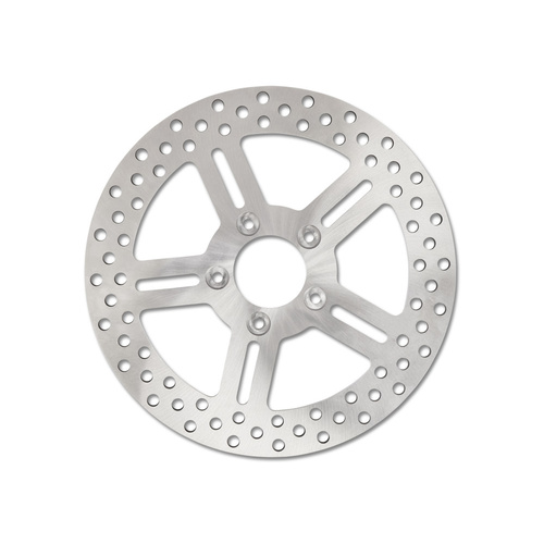 Performance Machine P01311585 11.5" Rear Classic 5 Spoke Stainless Steel Disc Rotor for Big Twin 00-Up/Sportster 00-10