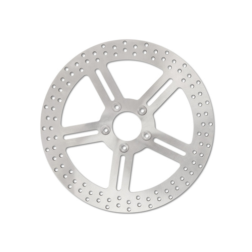 Performance Machine P01313035 13" Front Classic 5 Spoke Stainless Steel Disc Rotor for most Big Twin 00-Up when upgrading to 13" x 6 Piston Caliper