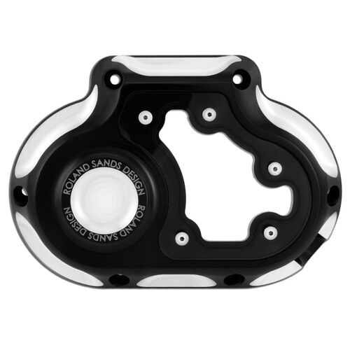 Performance Machine P01772074BM Clarity Clutch Release Cover Black Contrast Cut for Softail 18-Up