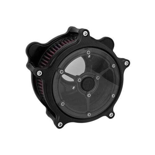 Roland Sands Designs P02062143SMB Clarity Air Cleaner Kit Black Ops for Milwaukee-Eight Touring 17-Up/Softail 18-Up