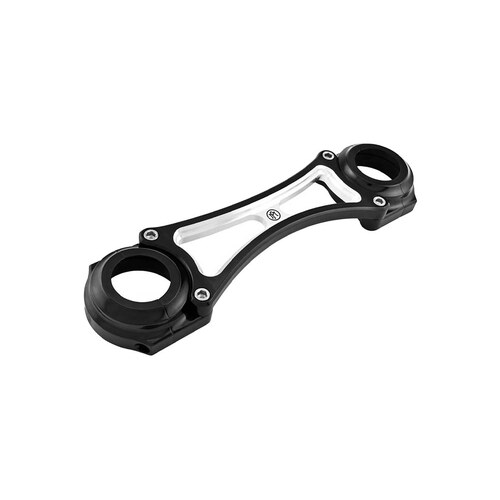 Performance Machine P02082125BM Fork Brace Black Contrast Cut for FXST 84-15/Dyna Wide Glide 93-05/FXWG 84-86 Models w/41mm Forks