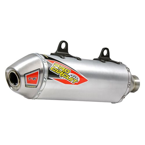 Pro Circuit T-6 Slip-On Muffler for KTM 450 SX-F/450 XC-F 16-18/Husqvarna FC 450/FX 450 16-18