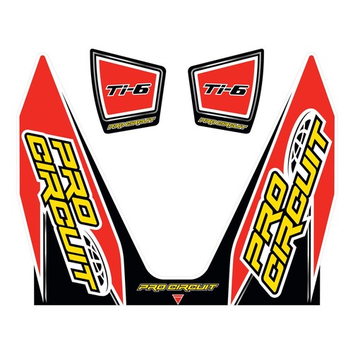 Pro Circuit Replacement TI-6 Pro Decal for Kawasaki KXF/Suzuki RM-Z/KTM SXF