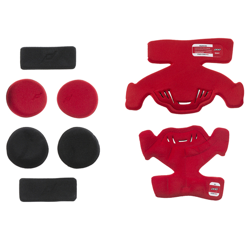 POD K300 Red Right Knee Brace Pad Set