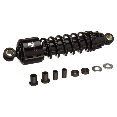 Progressive Suspension PS-412-4006B 412 Series 11.5" Standard Spring Rate Rear Shock Absorbers Black for Touring 80-05/Sportster 79-03/FXR 82-94