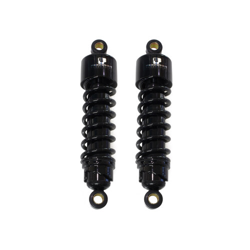 Progressive Suspension PS-412-4063B 412 Series 11.5" Standard Spring Rate Rear Shock Absorbers Black for Sportster 04-21