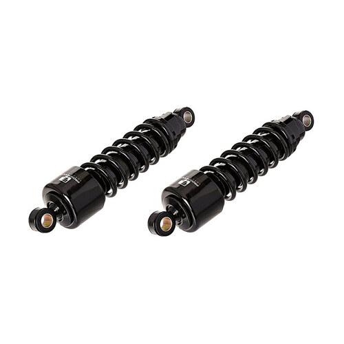 Progressive Suspension PS-412-4064B 412 Series 12.5" Standard Spring Rate Rear Shock Absorbers Black for Sportster 04-21