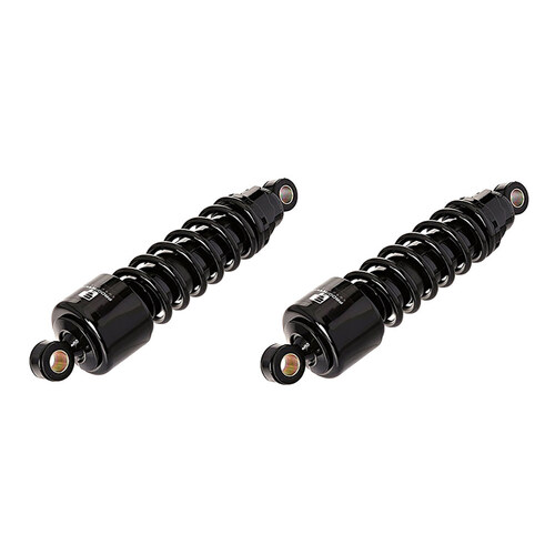 Progressive Suspension PS-412-4068B 412 Series 12" Standard Spring Rate Rear Shock Absorbers Black for Sportster 04-21