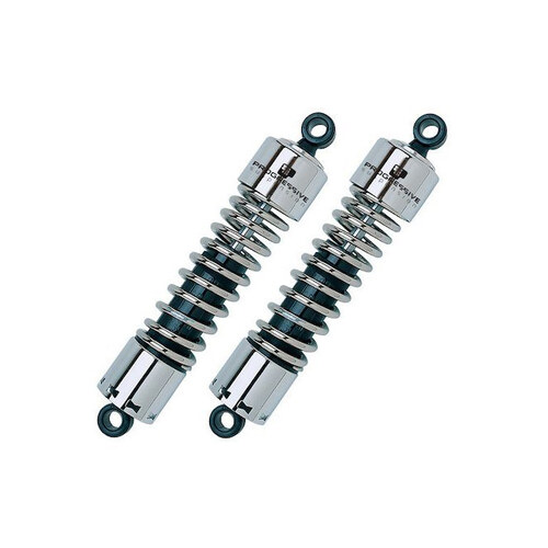 Progressive Suspension PS-413-4200C 413 Series 11" Standard Spring Rate Rear Shock Absorbers Chrome for Scout 15-Up