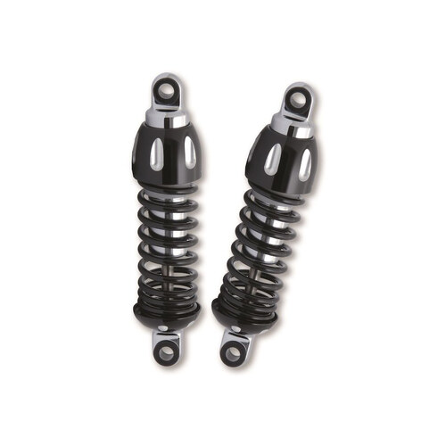 Progressive Suspension PS-430-4006B 430 Series 11.5" Standard Spring Rate Rear Shock Absorbers Black for Touring 80-05/Sportster 79-03/FXR 82-94