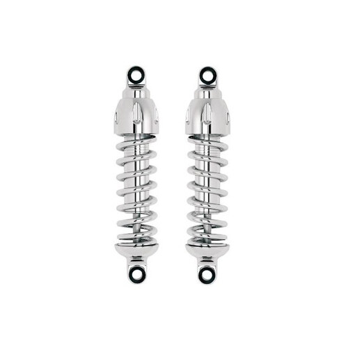 Progressive Suspension PS-430-4404C 430 Series 13" Standard Spring Rate Rear Shock Absorbers Chrome for Street 15-20