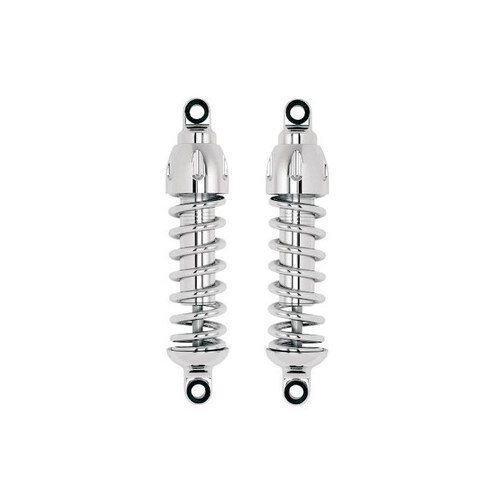 Progressive Suspension PS-430-4405C 430 Series 13" Heavy Duty Spring Rate Rear Shock Absorbers Chrome for Street 15-20