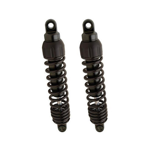 Progressive Suspension PS-444-4048B 444 Series 12.5" Heavy Duty Spring Rate Rear Shock Absorbers Black for Dyna 91-17